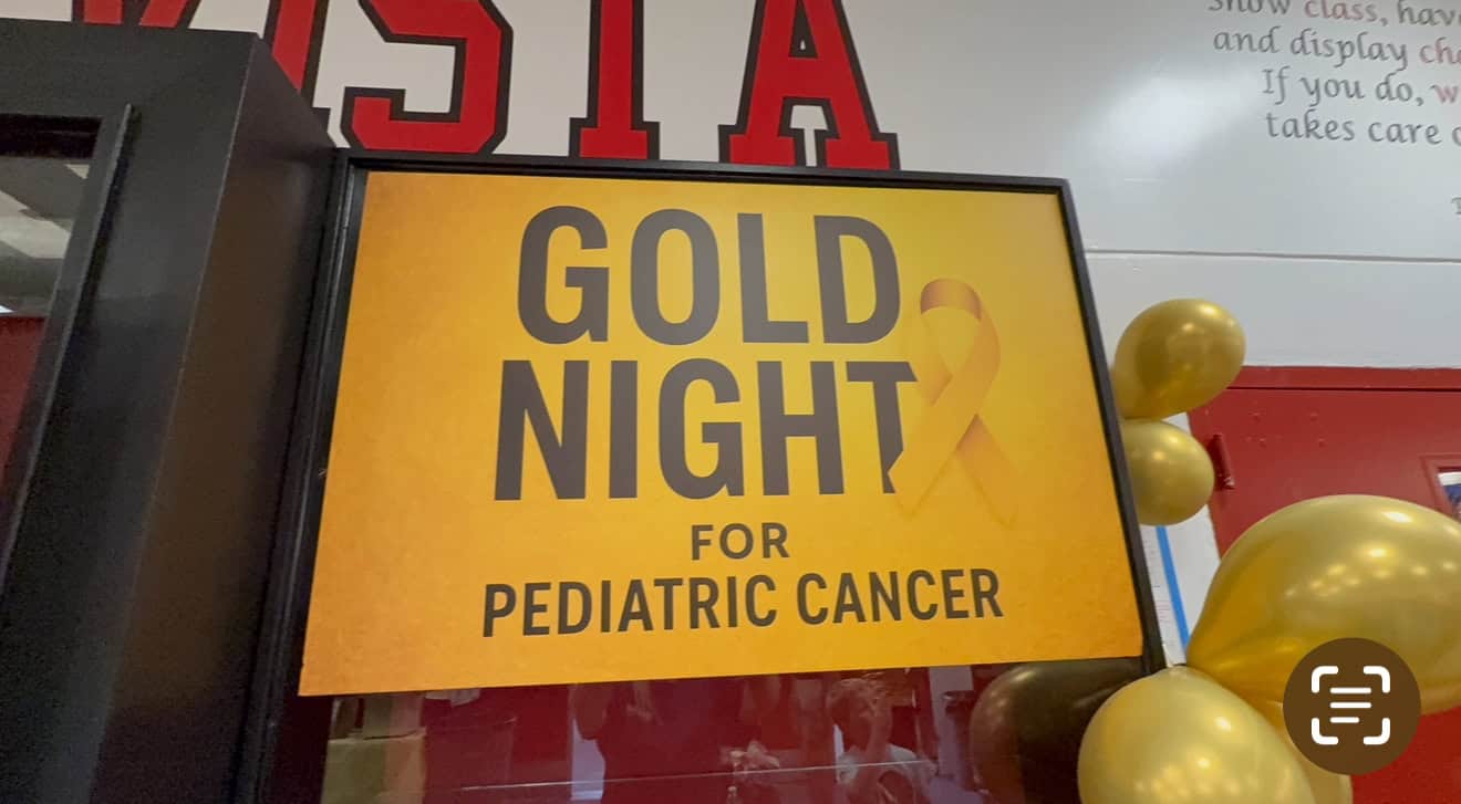 Rylee Grace Foundation Welcomed to Gold Night by Bella Vista High School